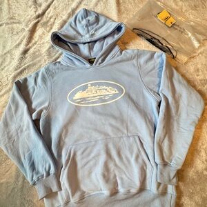 Cortez Light Blue Hoodie Sweater